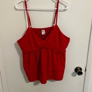 Women’s red top